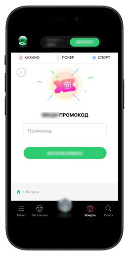 Опции Личного кабинета пользователя