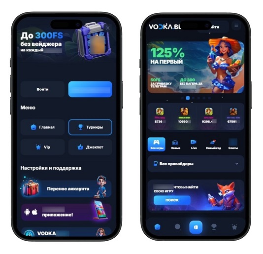 Обзор казино Vodka